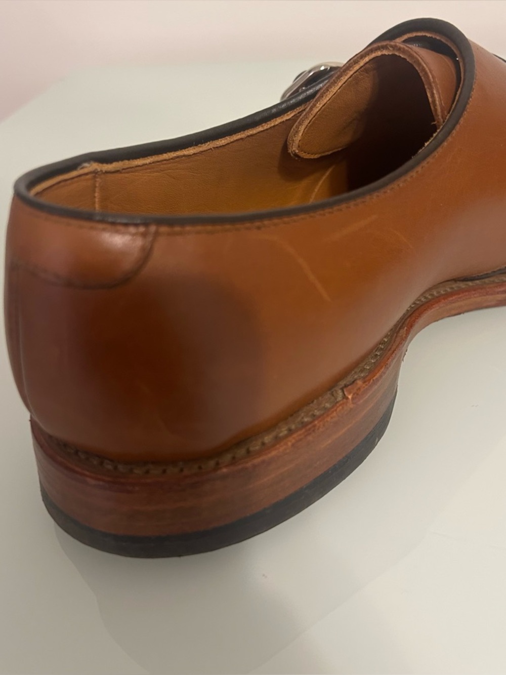 Allen Edmonds Concord Monk Strap Dress Shoes Men's Size 9 D - Picture 9 of 12